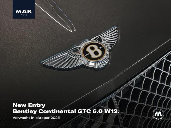 Bentley Continental GTC 6.0 W12 First Edition | Bentley occasion