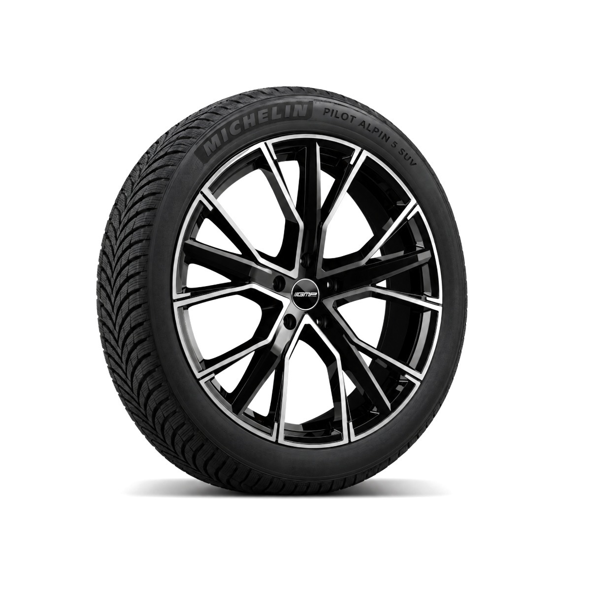 GMP Gunner Black Polished winterwielset met Michelin Pilot Alpin 5 winterband