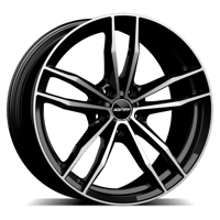 GMP Swan Black Polished 18 inch winterwielset voor BMW X1 (U11)